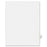 Kleer-Fax, Inc. Index Dividers,Letter V,1/26 Cut,Side Tabs,Letter,25/PK,WE