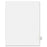 Kleer-Fax, Inc. Index Dividers,Letter W,1/26 Cut,Side Tabs,Letter,25/PK,WE