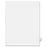 Kleer-Fax, Inc. Index Dividers,Letter X,1/26 Cut,Side Tabs,Letter,25/PK,WE
