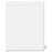 Kleer-Fax, Inc. Index Dividers,Letter Z,1/26 Cut,Side Tabs,Letter,25/PK,WE