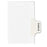 Kleer-Fax, Inc. Index Dividers,"Exhibit B",Side Tabs,1/10 Cut,25/PK,White