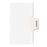 Kleer-Fax, Inc. Index Dividers,"Exhibit C",Side Tabs,1/10 Cut,25/PK,White