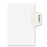 Kleer-Fax, Inc. Index Dividers,"Exhibit I",Side Tabs,1/10 Cut,25/PK,White