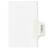 Kleer-Fax, Inc. Index Dividers,"Exhibit L",Side Tabs,1/10 Cut,25/PK,White