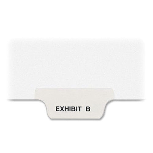 Kleer-Fax, Inc. Legal Divider,Exhibit B,Letter,Bottom Tab,1/6 Cut,White