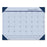 House of Doolittle Desk Pad, 12 Month, Jan-Dec, 18-1/2"x13", Blue