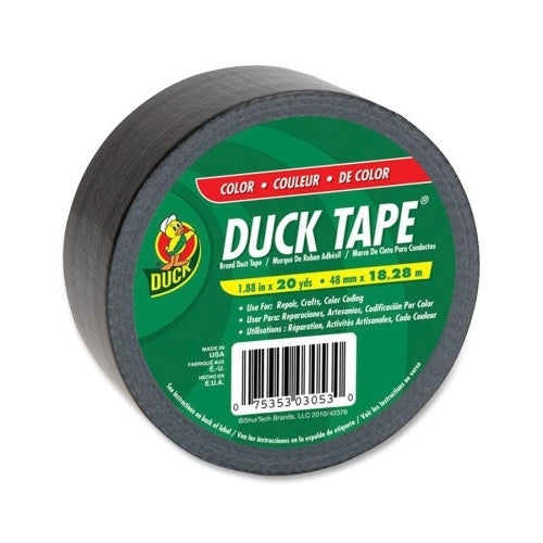 ShurTech Brands LLC Duct Tape/Color, Heavy-Duty, 1-7/8"x20 Yds., Black