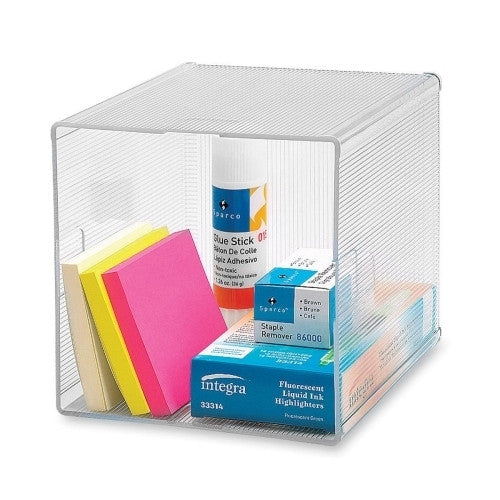 Sparco Products Storage Organizer, 6"x6"x6", Clear