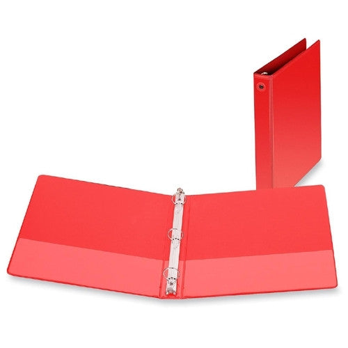 Samsill Corporation 3-Ring Vue Binder, 1" Capacity, 11"x8-1/2", Red