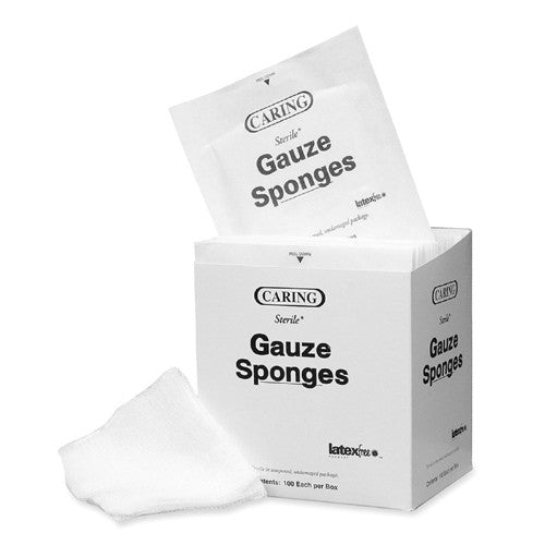 Medline Industries, INC. Gauze Sponges, Sterile, 3"x3", 12 Ply, 80/PK, White