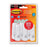 3M Commercial Office Supply Div. Reusable Adhesive Strips w/ Hooks, Med, Holds 3 lb.,6/PK,WE