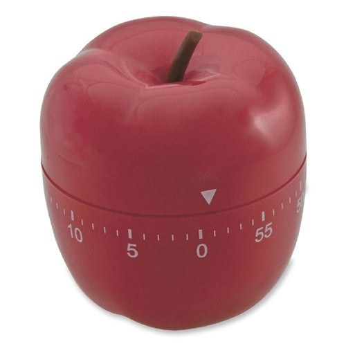 Baumgartens Apple Timer, 0-60 Minutes, Red