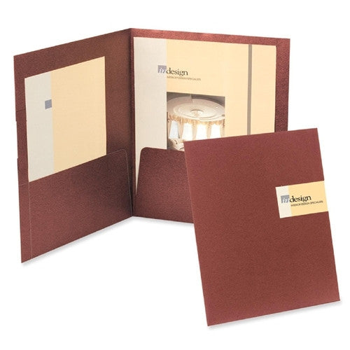 Esselte Pendaflex Corporation Custom Card Folios,w/ 2 Adhesive Strips,Letter,4/PK,Burgundy