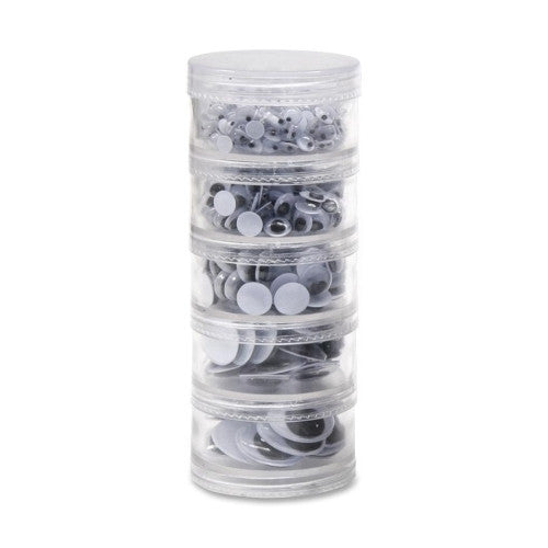 Chenille Kraft Company Wiggle Eyes Jar, 560 Pieces, Assorted Size