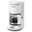 CoffeePro Automatic Coffeemaker, 12-Cup, 8"x8-1/2"x13", White