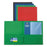 Business Source 2-Pocket Folders, 125 Sh. Cap., 11"x8-1/2", 25/BX, AST