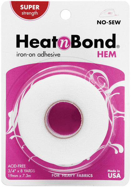 Heat'n Bond Hem Iron-On Adhesive - Super-3/4"X8 Ya