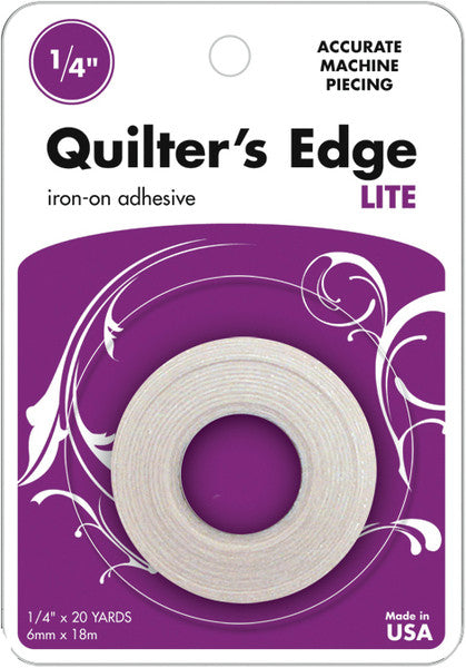 Quilter's Edge Lite Tape-1/4"X20 Yards