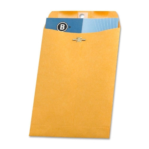 Business Source Clasp Envelopes,28 lb.,6-1/2"x9-1