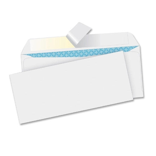 Business Source Business Envelopes,No. 10,Peel/Seal,4-1/2"X9-1/2",500/BX,We