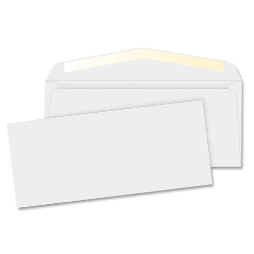 Business Source Business Envelopes,24 lb.,No. 10,4-1/8"x9-1/2",500/BX,WE