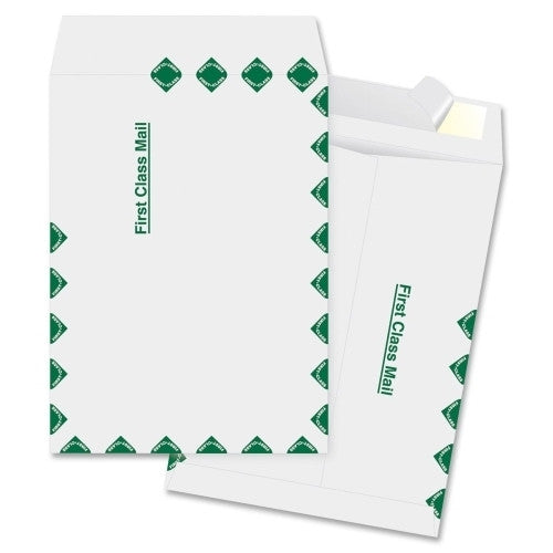 Business Source Catalog Envelopes, 1St Class, 9"x12", 100/BX, White