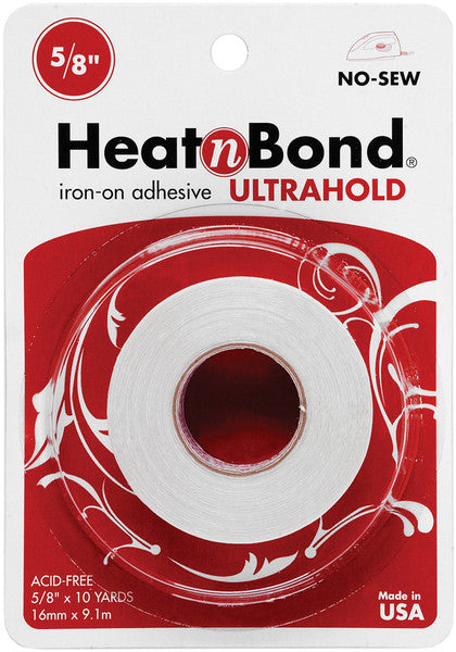 Heat'n Bond Ultra Hold Iron-On Adhesive-5/8"X10 Ya