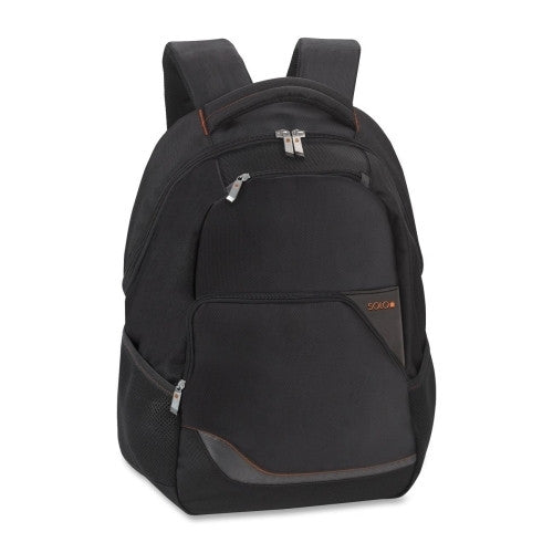 US Luggage Laptop Backpack, Lightweight, 12"x4-1/2"x17", Black