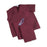 Medline Industries, INC. Scrub Pants, Reversible, Large, Wine