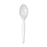 Dixie Foods Teaspoons, Heavy/Medium Weight, 1000/PK, White