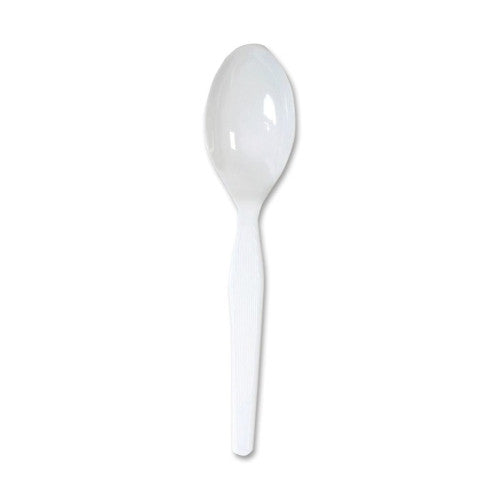 Dixie Foods Teaspoons, Heavy/Medium Weight, 1000/PK, White