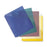 Business Source Binder Pockets, Poly, H/20 Shts, 8-1/2"x11",5/PK, Assorted