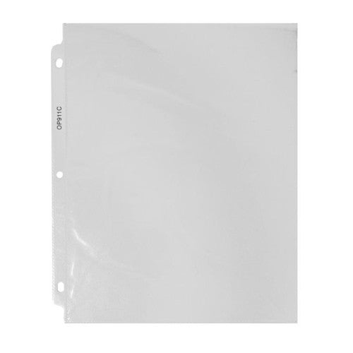 Business Source Sheet Protectors,Top Load,3.3 mil,11"x8-1/2",50/BX,Clear