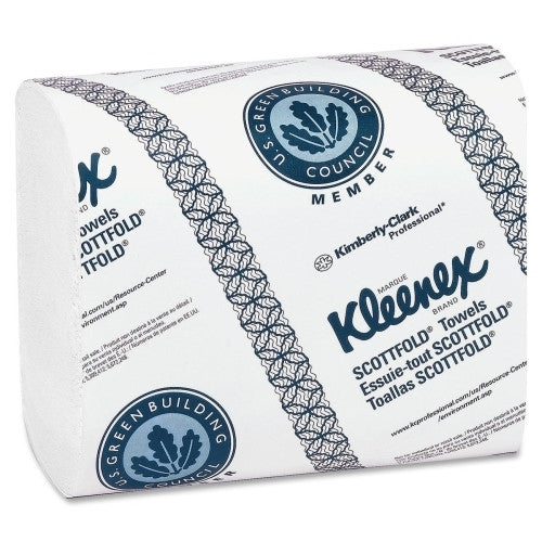 Kimberly-Clark Kleenex Scottfold Towels,8-1/10"x12-2/5",120Shts,25/CT,WE