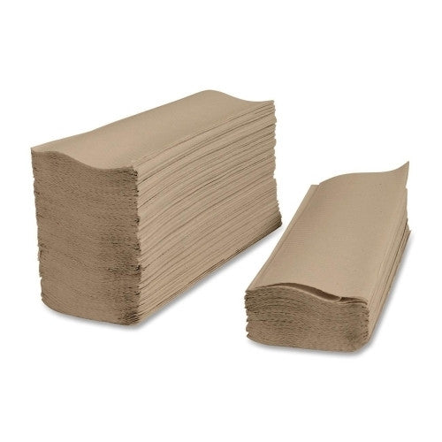 Private Brand Multifold Towels, 9-2/5"x-1/4", 250SH/PK, Kraft