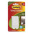 3M Commercial Office Supply Div. Picture Hanging Strips w/Adhesive, Medium, 4/PK, White