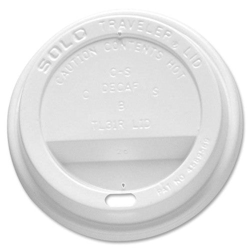 Solo Cup Company Traveler Lid, Solo, 10 oz., 300/CT, White