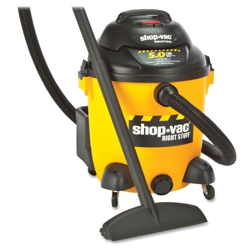 Shop-Vac Corporation Vacuum, Wet/Dry, 12 Gallon, 5.0 HP, 18 Ft Cord, Yellow/Black