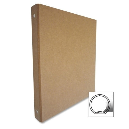 Aurora Products 3-Ring Binder, Recycled, 1-1/2", Brown/Kraft