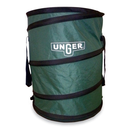 Unger Professional Portable Garbage Bagger, Lightweight, 23"x23"x37", Green