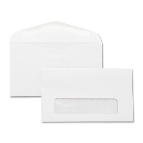 Business Source Window Envelope,No. 6-3/4",3-5/8"x6-1/2",500/BX,White