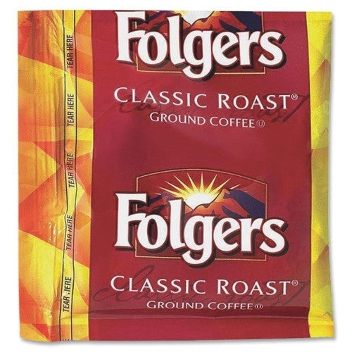 Folgers Coffee Classic Roast, .9 oz, 36/PK, Dark Brown