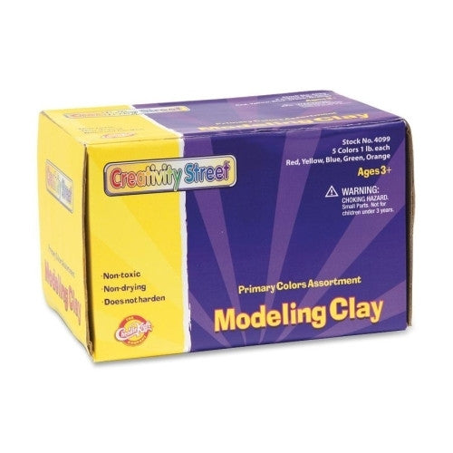 Chenille Kraft Company Modeling Clay, Non-Toxic, 5 Lb., Assorted