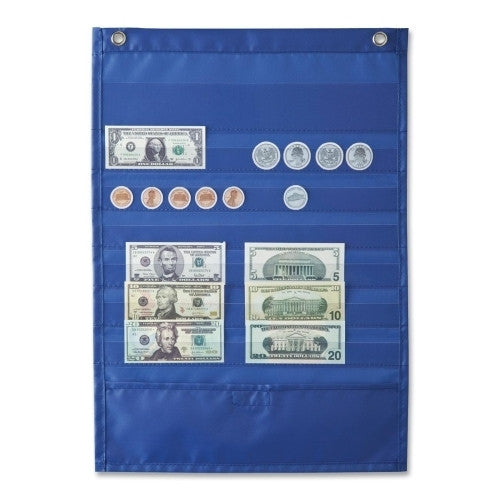 Carson-Dellosa Publishing Deluxe Money Pocket Chart, 12"x17", Multi Colored