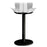 Dixie Foods Display Stand Base, 18"Wx28-1/2"H, Bla