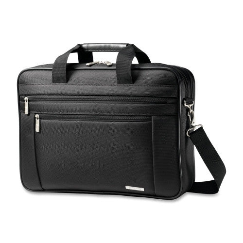 Samsonite Corporation Business Laptop Briefcase, 17-3/4"x4-1/2"x12-1/2", Black