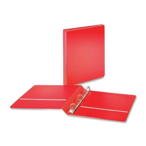 Cardinal Brands, Inc Round Ring Binder, w/ 2 Pockets, 1" Capacity, Red