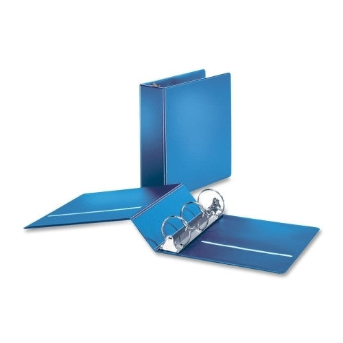 Cardinal Brands, Inc Round Ring Binder, w/ 2 Pockets, 3" Capacity, Blue