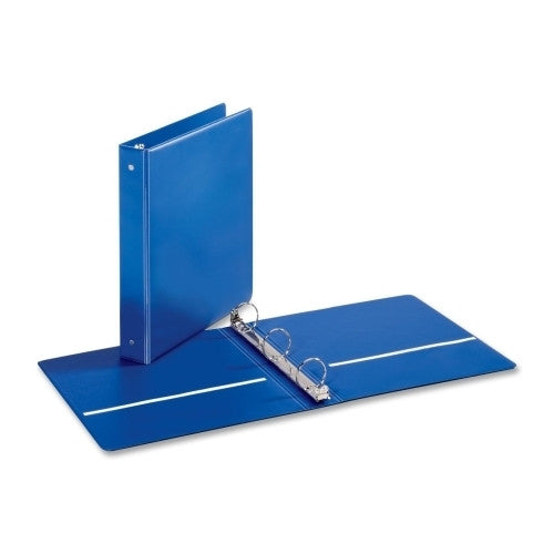 Cardinal Brands, Inc Round Ring Binder, w/ 2 Pockets, 1-1/2" Cap., Medium Blue