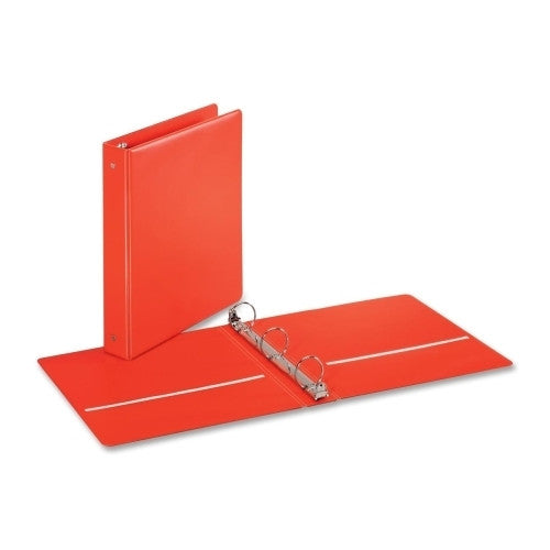 Cardinal Brands, Inc Round Ring Binder, w/ 2 Pockets, 1-1/2" Cap., Red